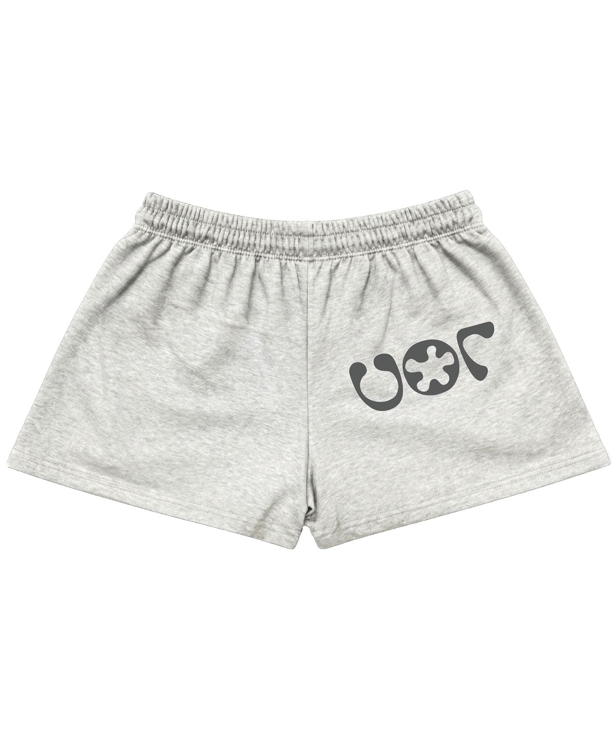 언더오프(UNDEROFF) UOF A라인 마이크로 스웻 쇼츠 멜란지