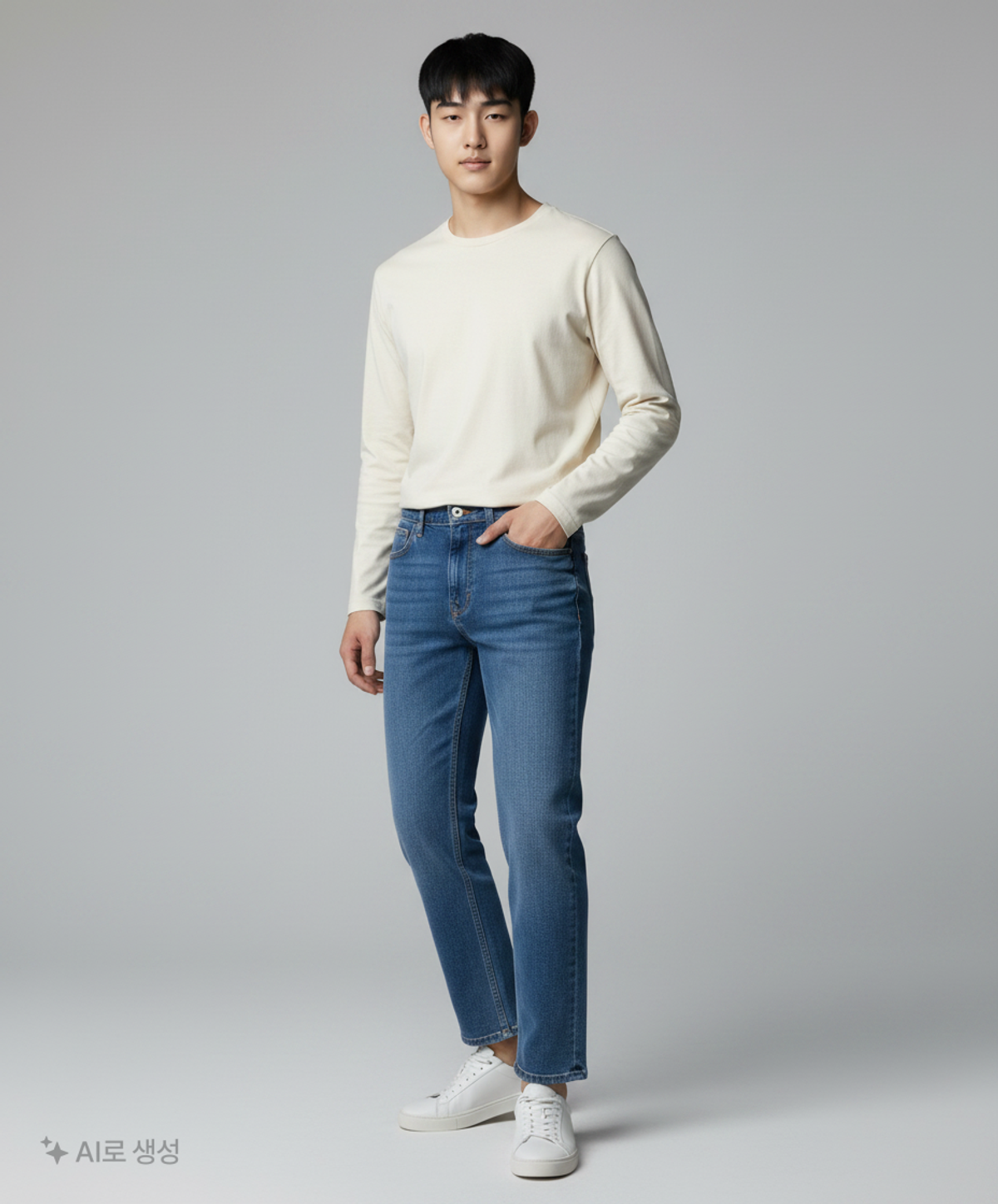 아우라(AULA) 청/데님 팬츠 28