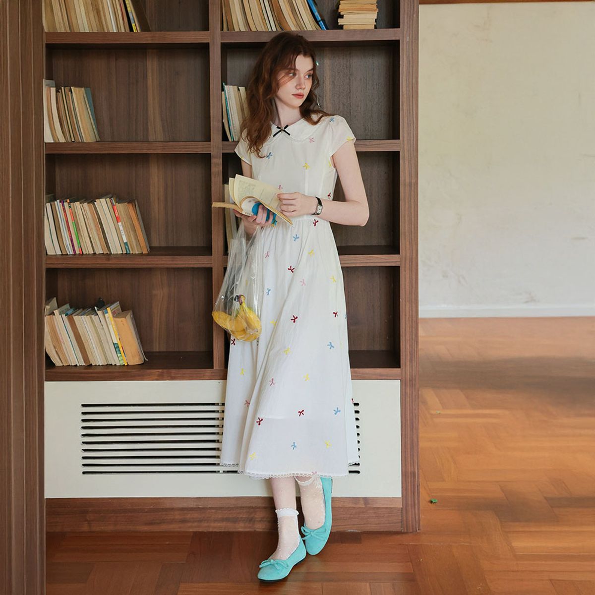 쎄무아듀(CEST MOIDEW) Cest_Romantic ribbon embroidery dress