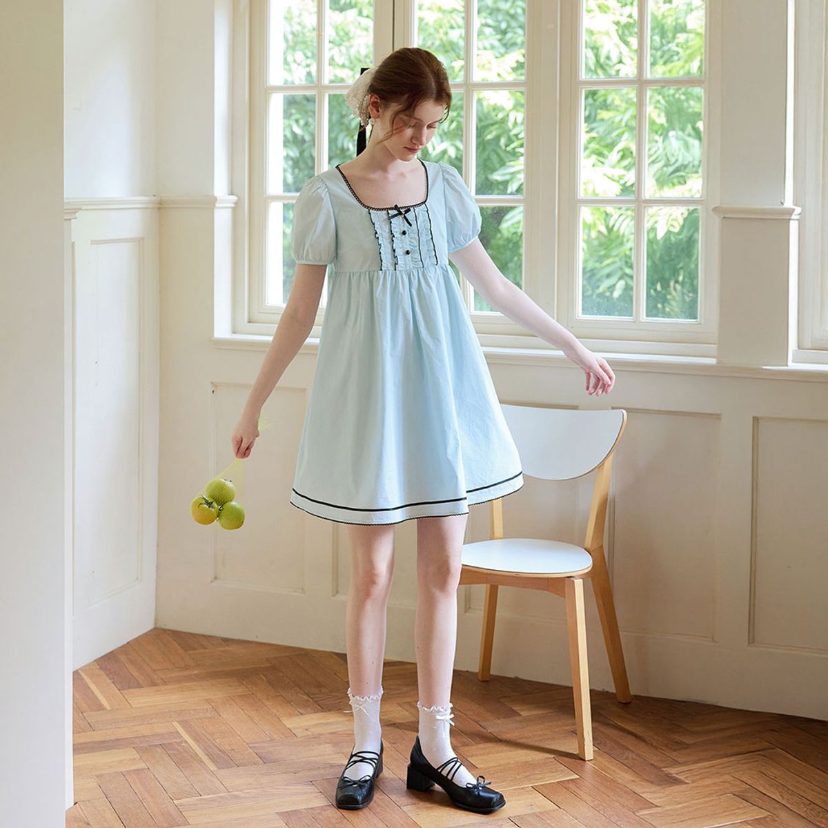 쎄무아듀(CEST MOIDEW) Cest_Babydoll puff sleeve dress