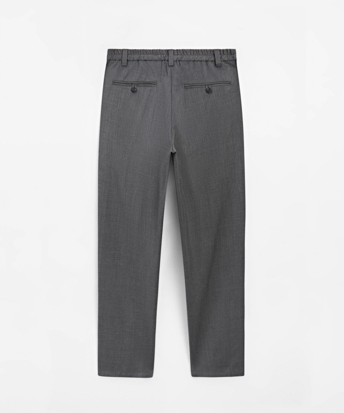 마시모두띠(MASSIMO DUTTI) 100% 울 스트레이트 핏 팬츠