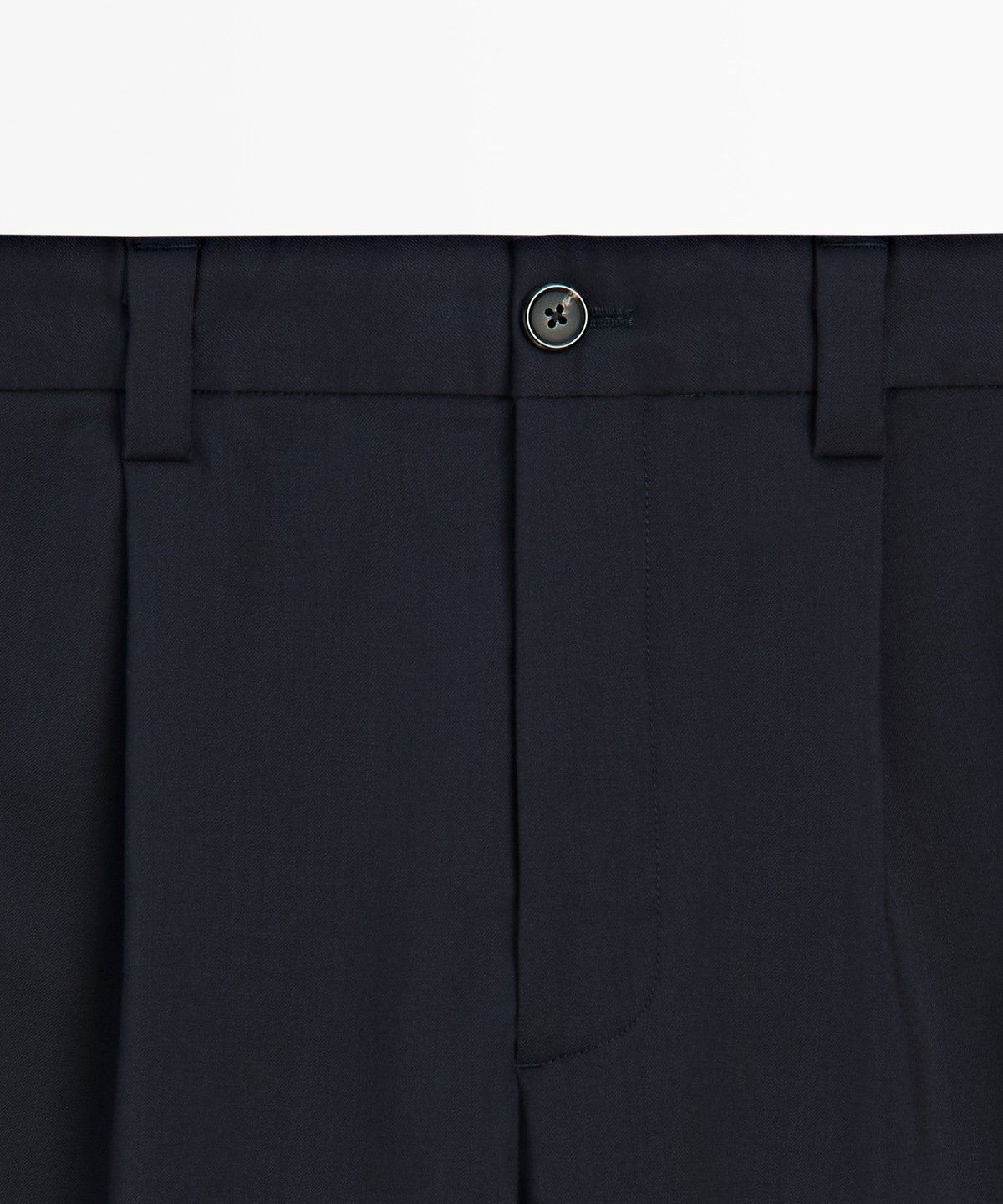 마시모두띠(MASSIMO DUTTI) 100% 울 스트레이트 핏 팬츠