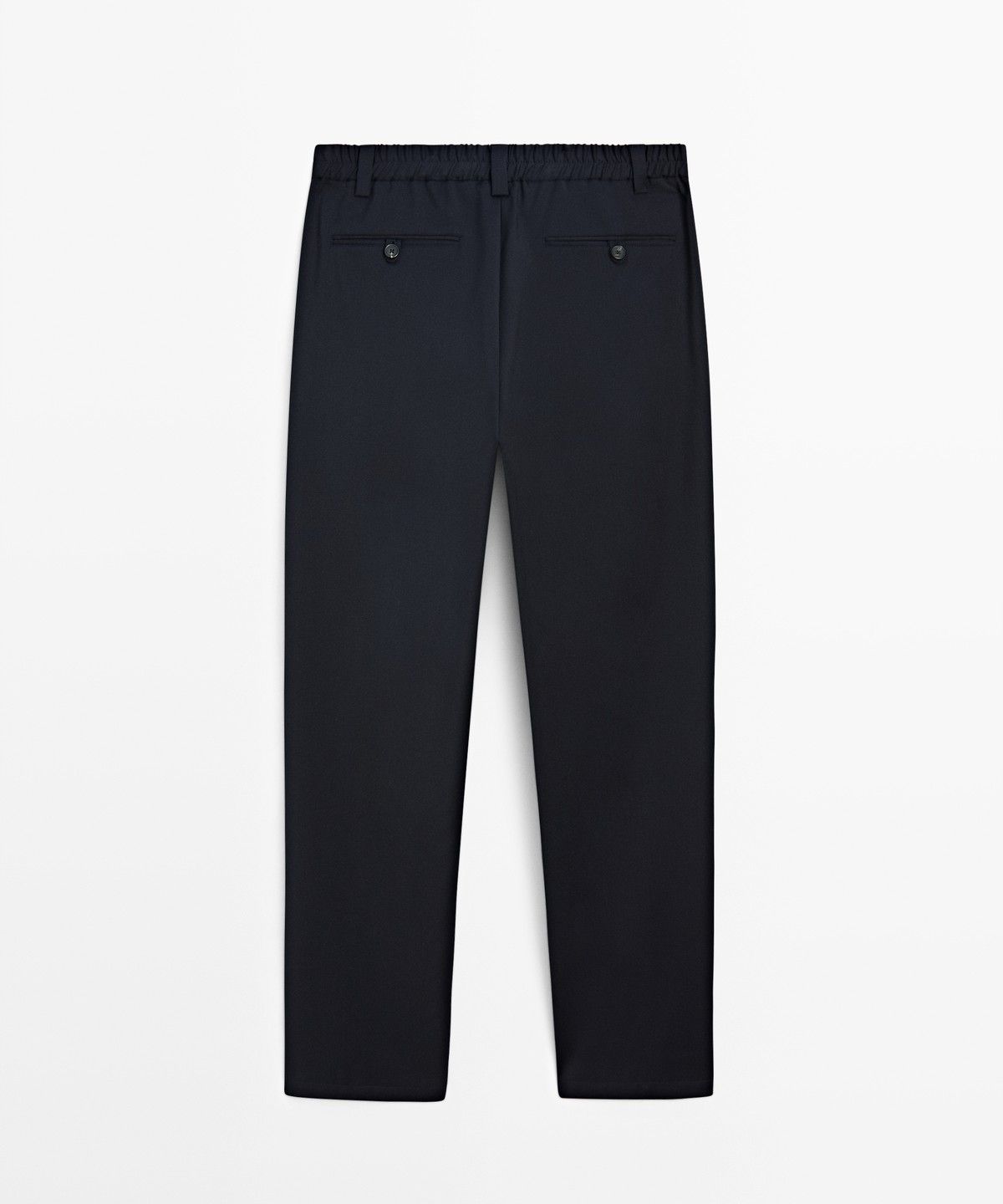마시모두띠(MASSIMO DUTTI) 100% 울 스트레이트 핏 팬츠