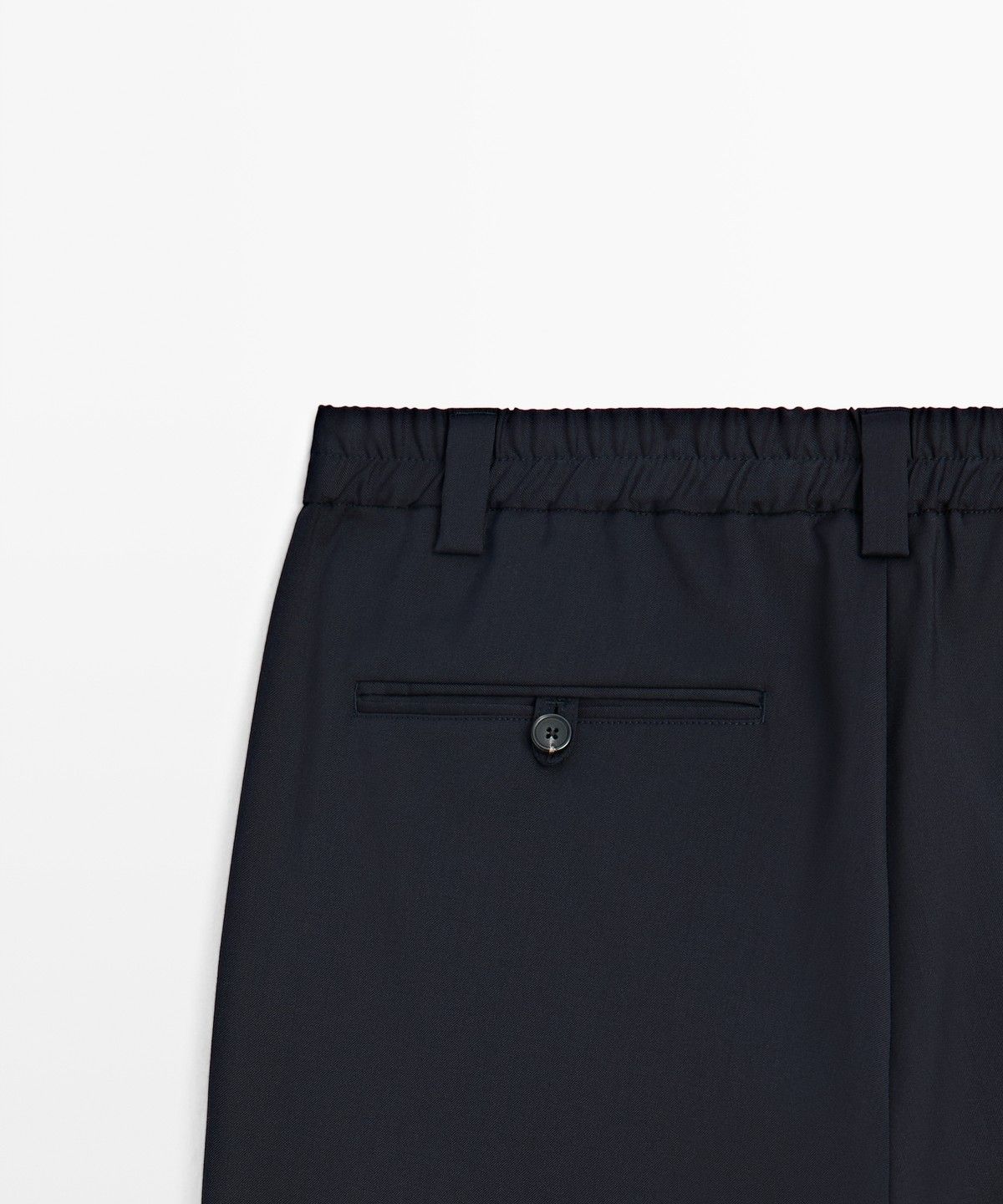 마시모두띠(MASSIMO DUTTI) 100% 울 스트레이트 핏 팬츠