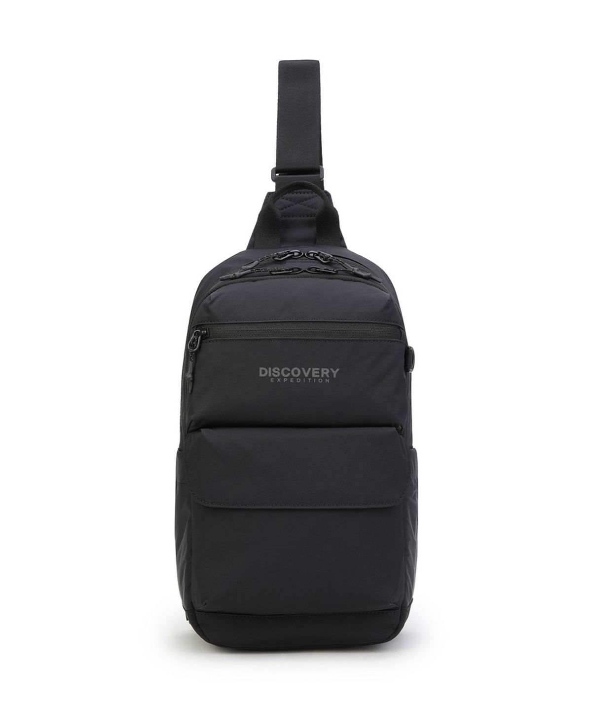 디스커버리 익스페디션(DISCOVERY EXPEDITION) 리너 투포켓 슬링백 (BLACK)