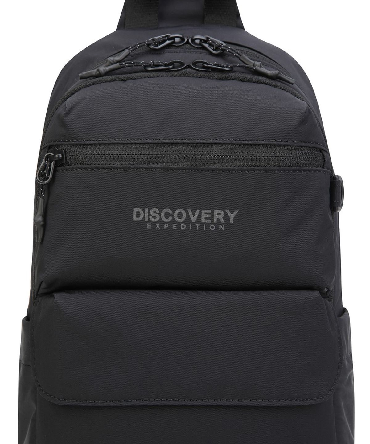 디스커버리 익스페디션(DISCOVERY EXPEDITION) 리너 투포켓 슬링백 (BLACK)