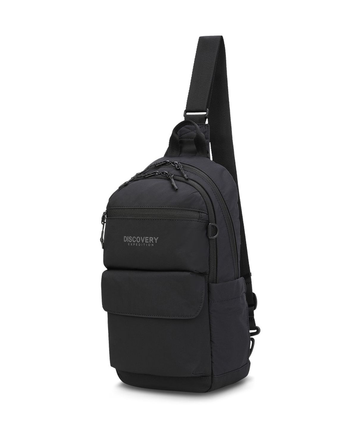 디스커버리 익스페디션(DISCOVERY EXPEDITION) 리너 투포켓 슬링백 (BLACK)