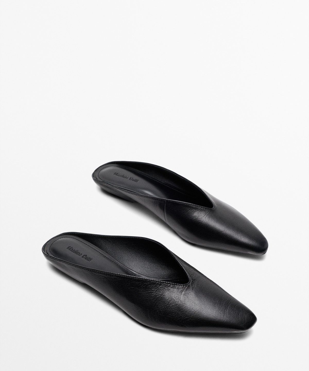 마시모두띠(MASSIMO DUTTI) 소프트 가죽 뮬