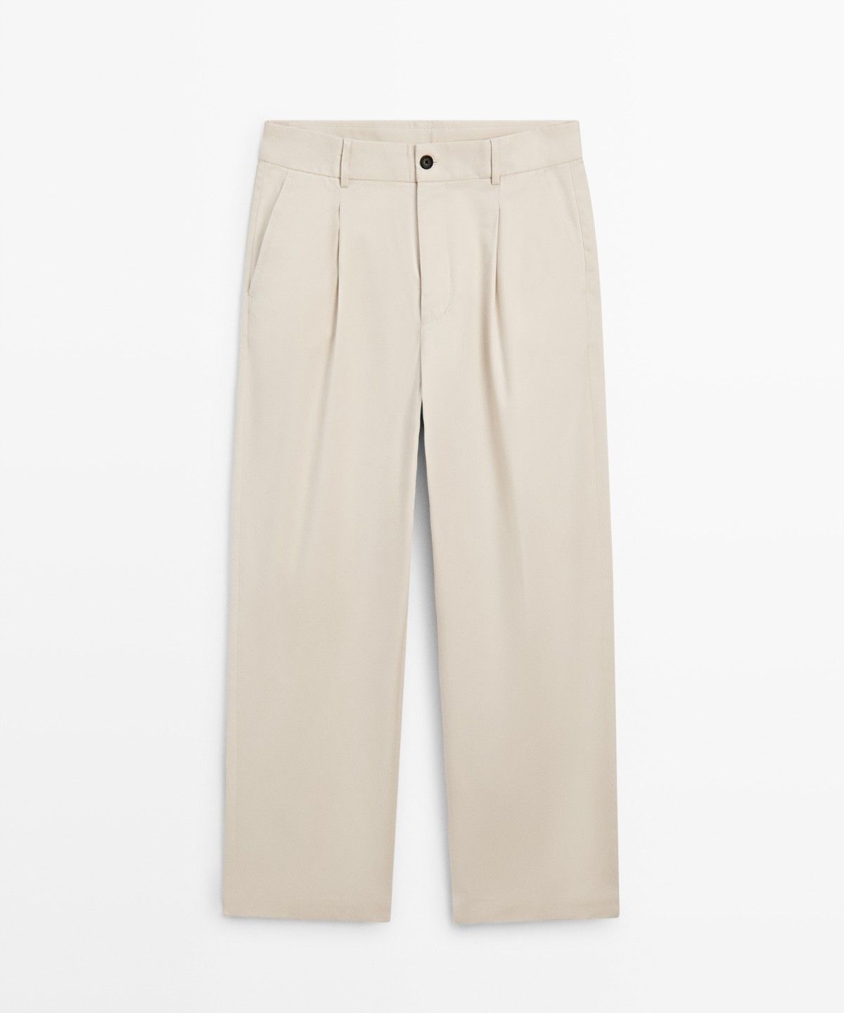 마시모두띠(MASSIMO DUTTI) 릴랙스 핏 다트 디테일 팬츠