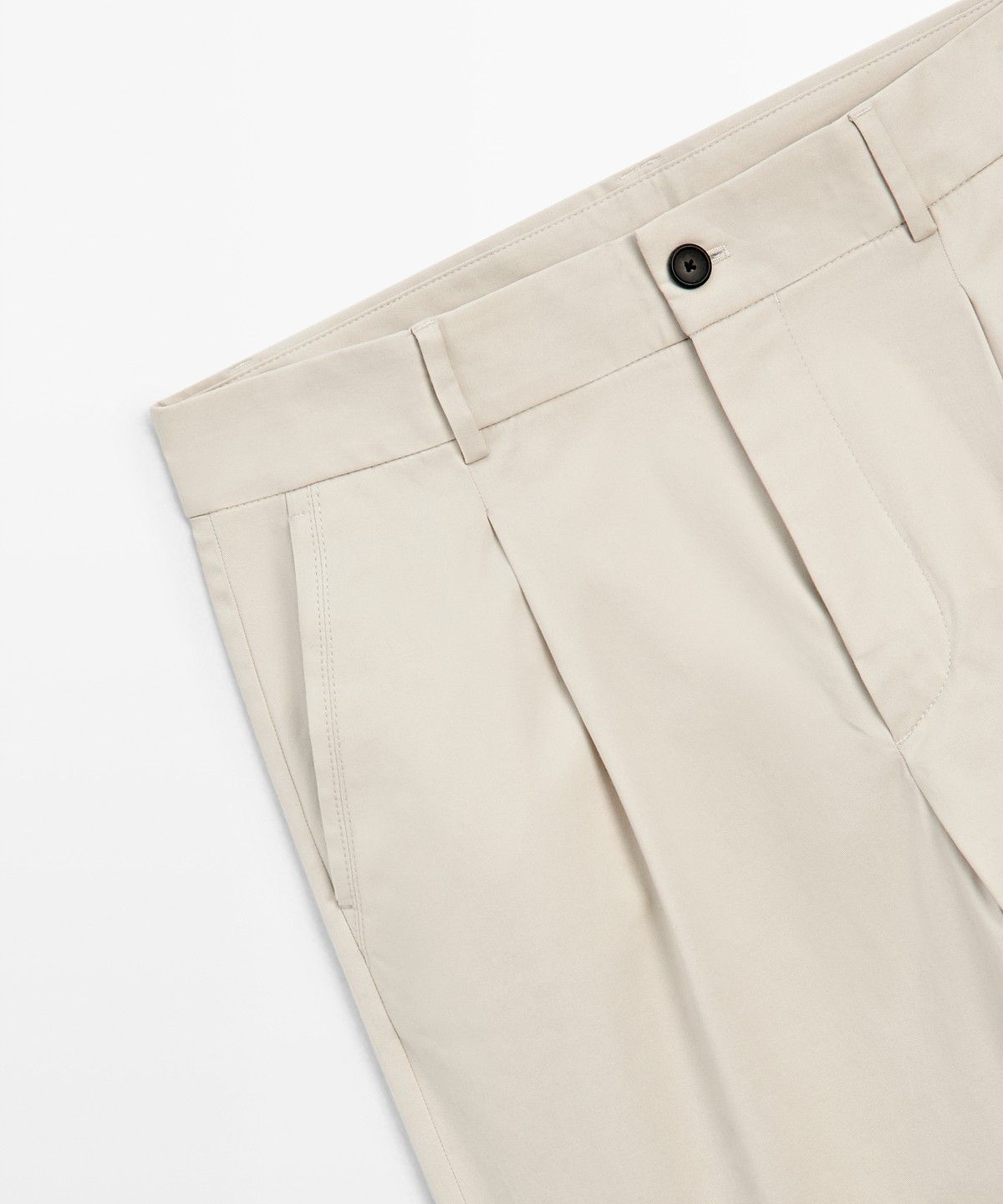 마시모두띠(MASSIMO DUTTI) 릴랙스 핏 다트 디테일 팬츠