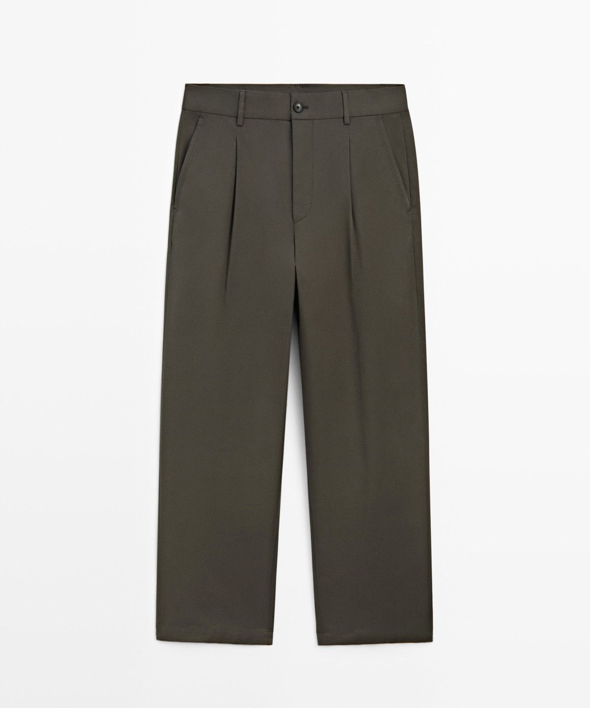 마시모두띠(MASSIMO DUTTI) 릴랙스 핏 다트 디테일 팬츠