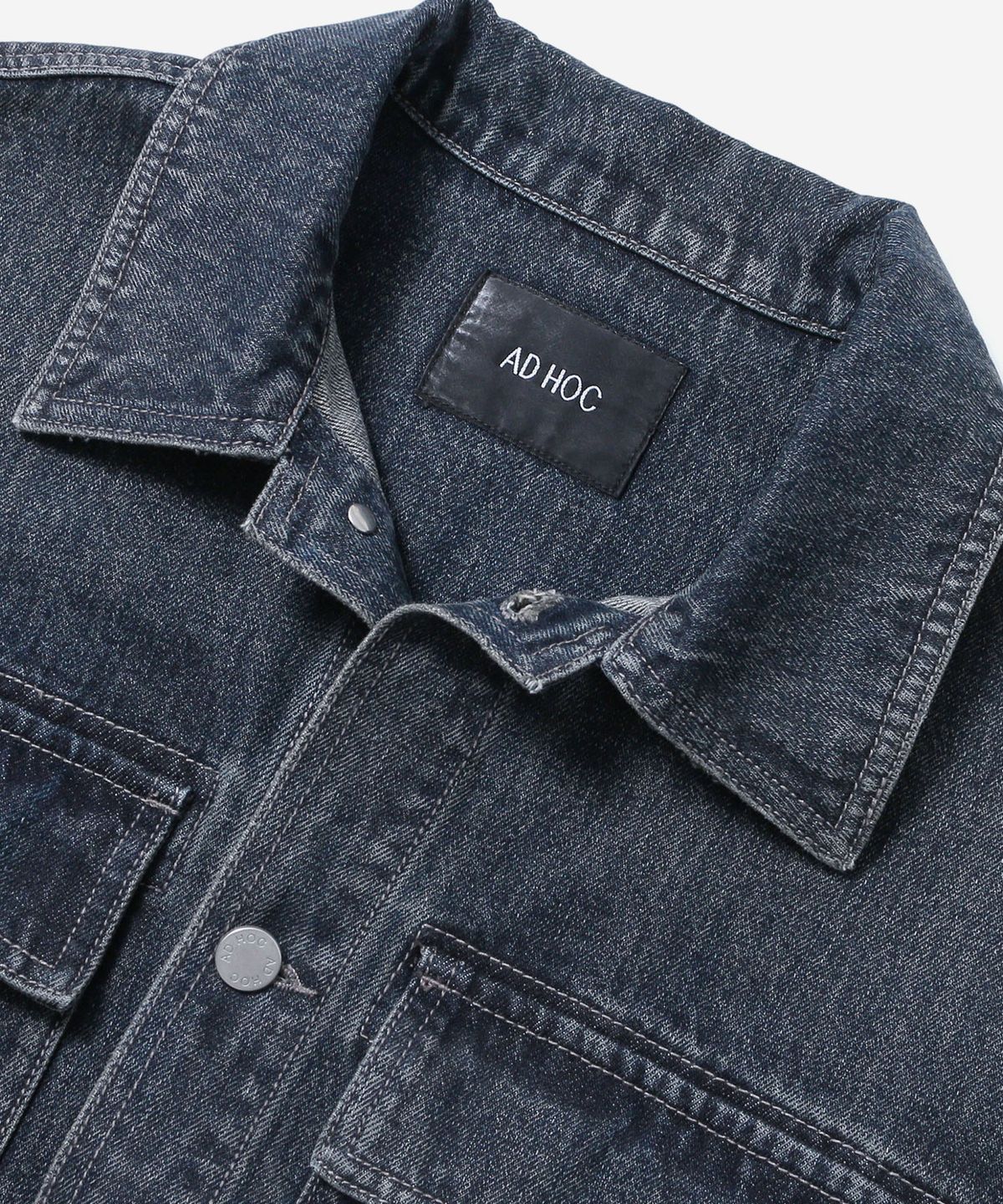 애드호크(ADHOC) 남성 아웃 포켓 데님 자켓 (DK-INDIGO) (HC8DJ01)
