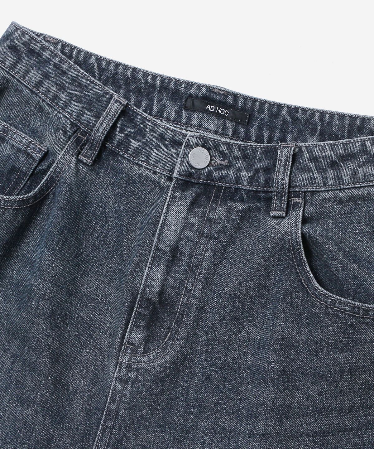 애드호크(ADHOC) 남성 베기핏 데님 팬츠 (DK-INDIGO) (HC8DP05)