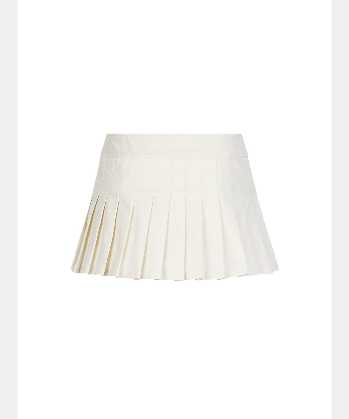 쇠아(SØAR) Wrap Pleats Lace Skirt Pants (IVORY)
