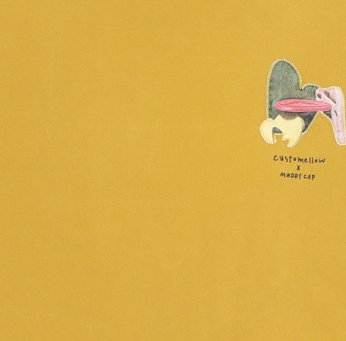 커스텀멜로우(CUSTOMELLOW) [muddycap x customellow] “gae-sori” half sleeve_CWTAM22484MUX 100