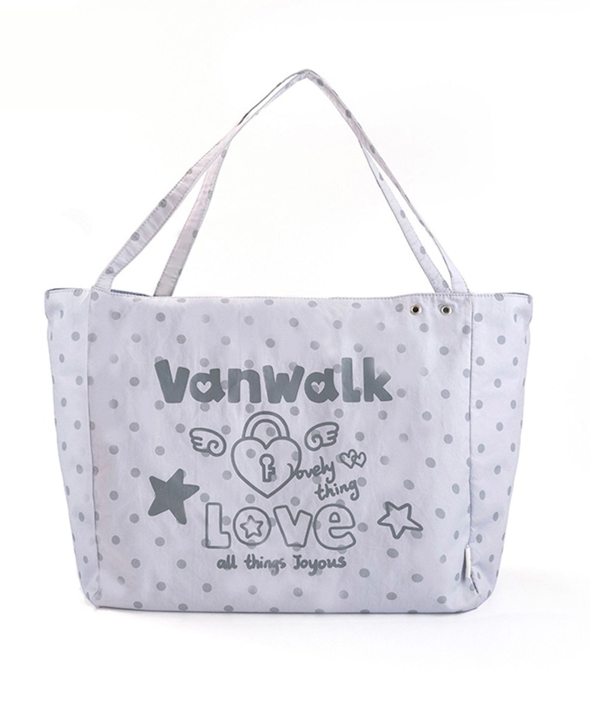 반워크(VANWALK) 클로버 토트백 [애쉬 블루]