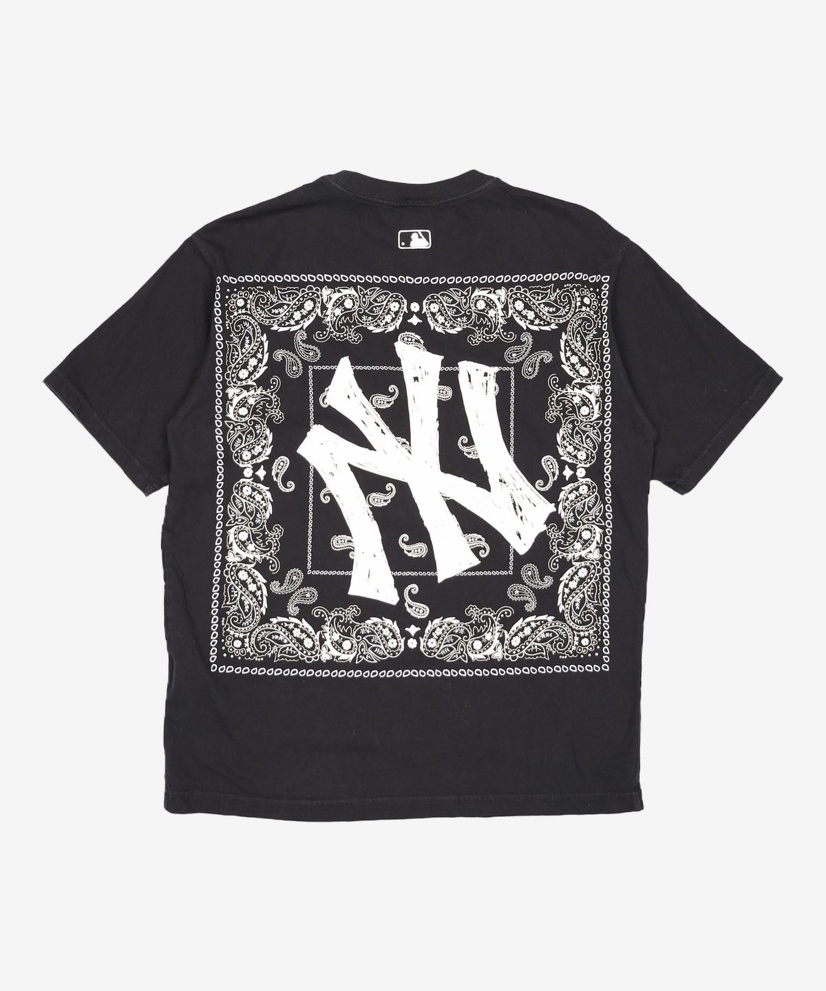 엠엘비(MLB) 페이즐리 백로고 반팔 티셔츠 NY (Black) M
