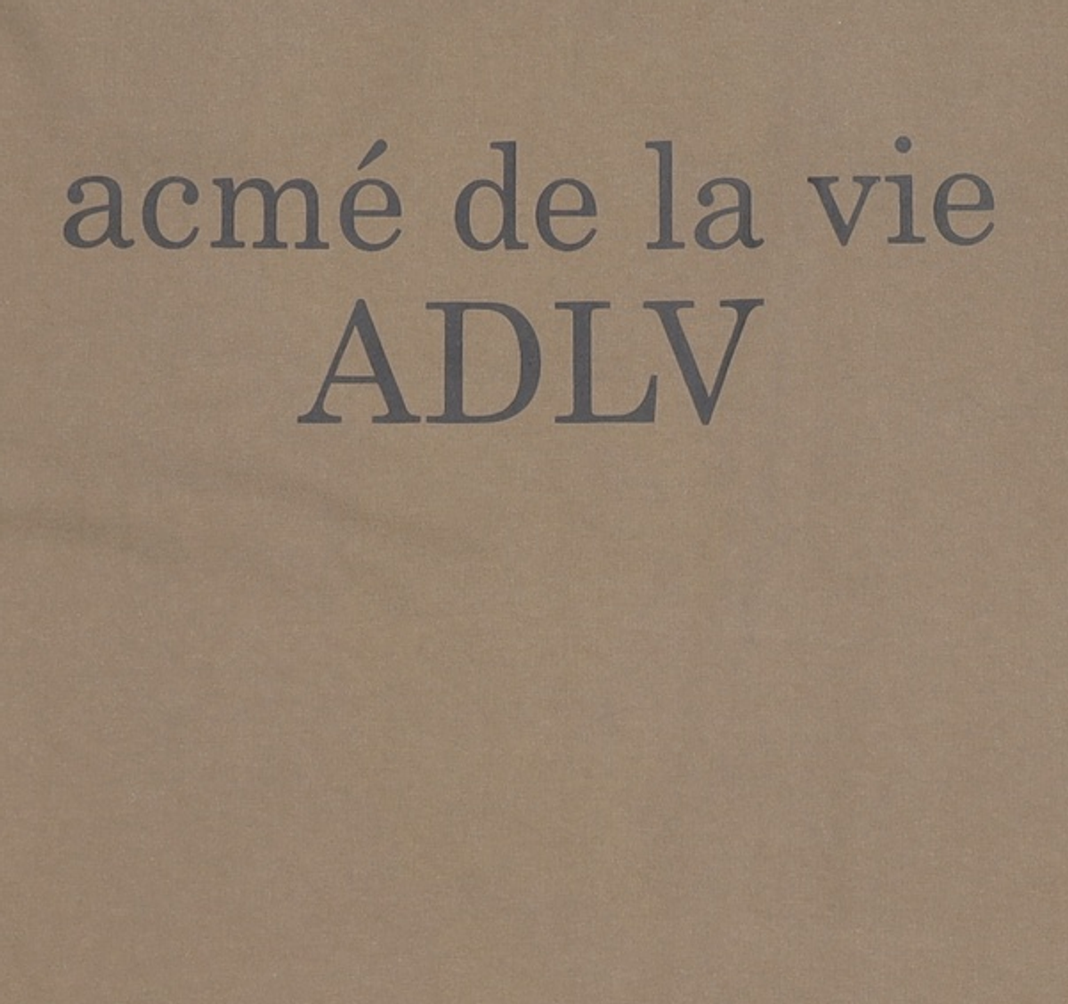 아크메드라비(ACME DE LA VIE) 반소매 티셔츠 100