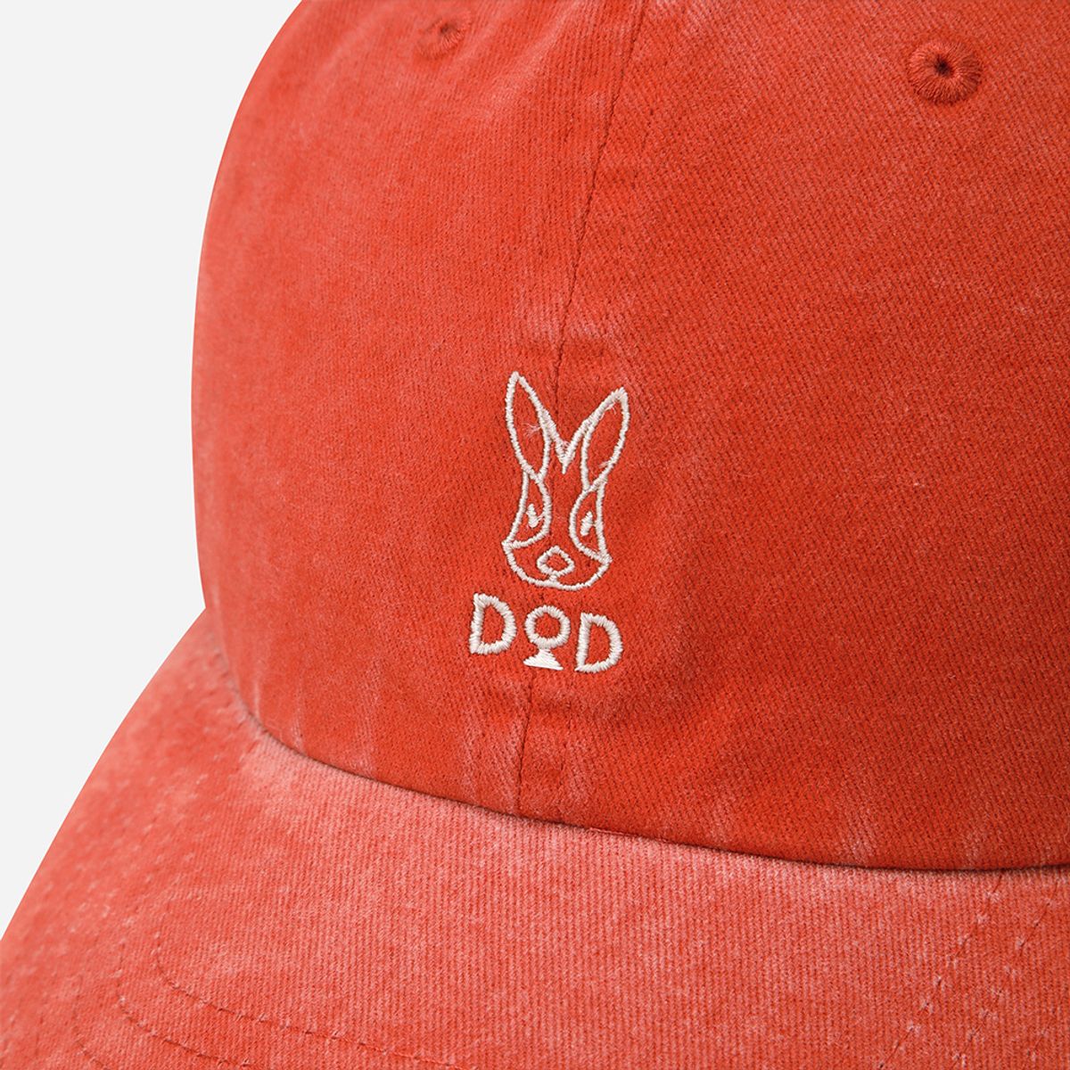 디오디(DOD) 코튼 워싱 볼캡(D.ORANGE)