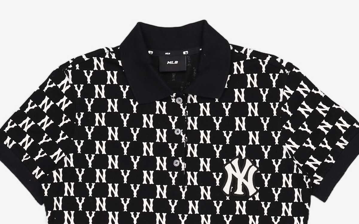 엠엘비(MLB) 여성 모노그램 카라 원피스 NY (Black) S
