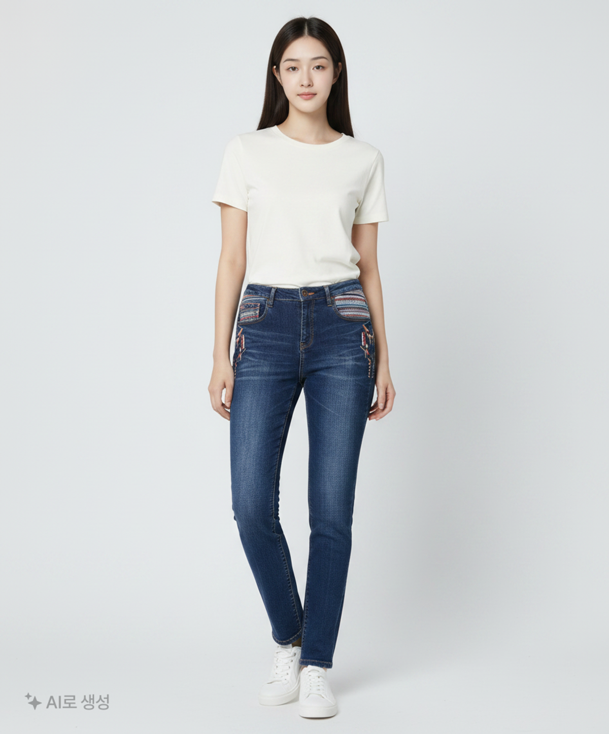 에비수(EVISU) 청/데님 팬츠 34
