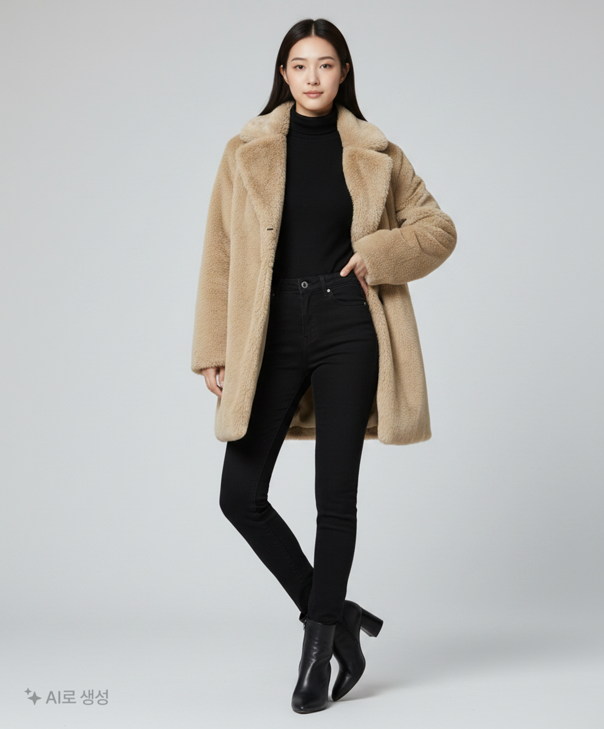 자라(ZARA) 무스탕/퍼 L