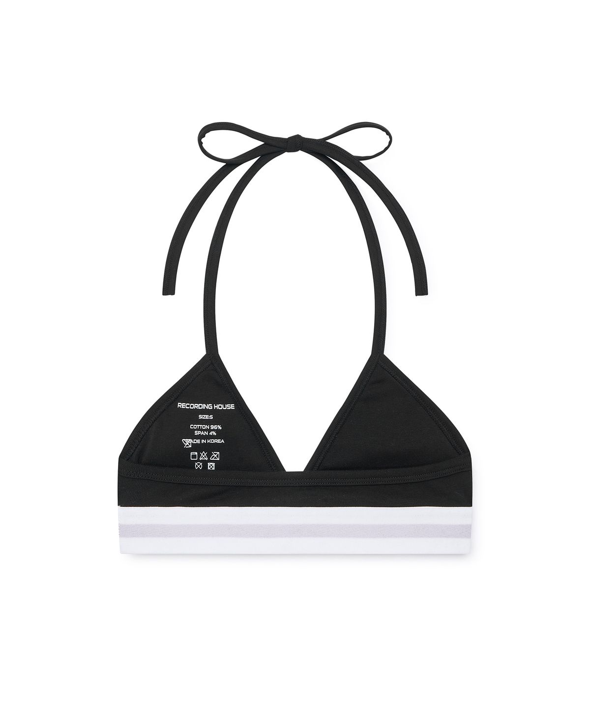 레코딩하우스(RECORDINGHOUSE) REC CCTV BRALETTE [BLACK]