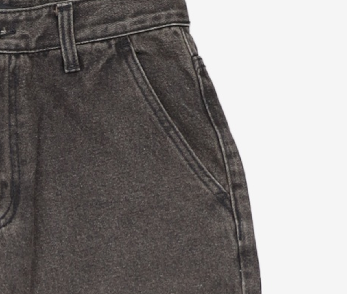 어반드레스(AVANDRESS) Minimal Bootscut Destroyed Denim Pants BLACK M