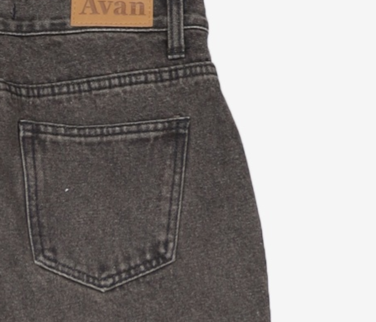 어반드레스(AVANDRESS) Minimal Bootscut Destroyed Denim Pants BLACK M