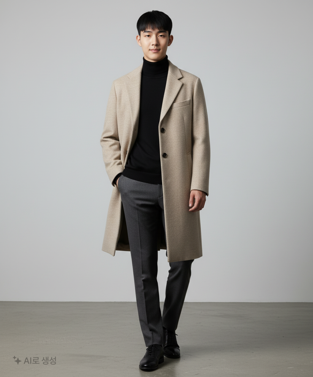스파오(SPAO) 겨울 싱글 코트 M