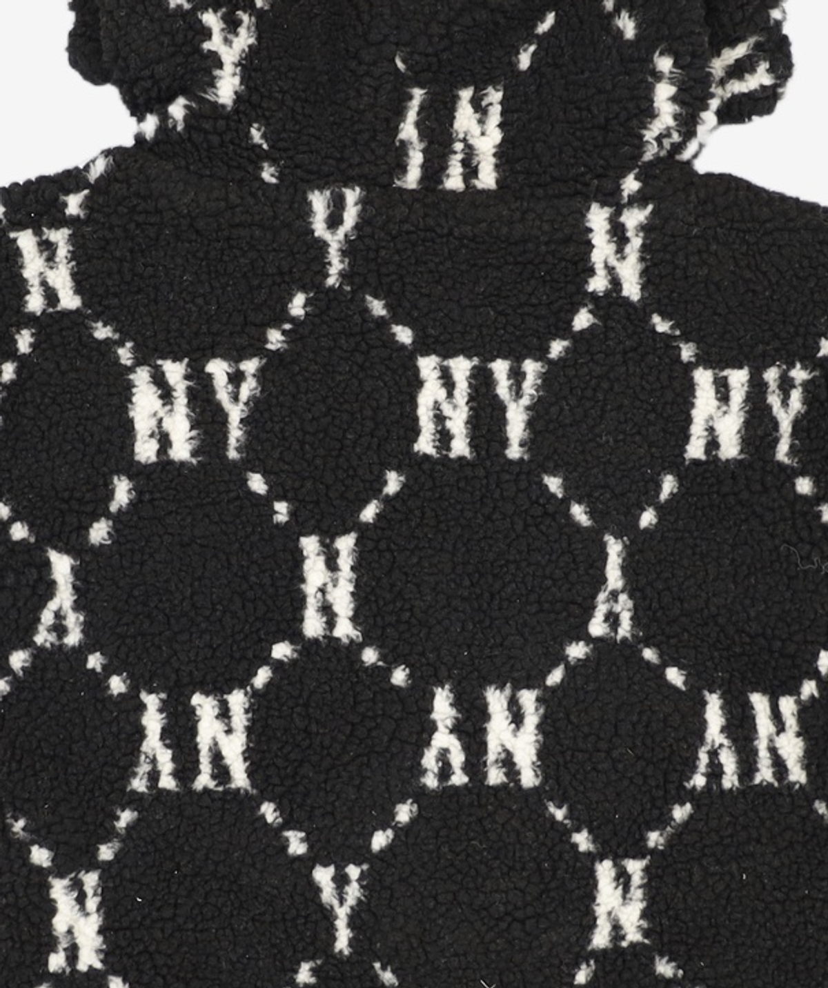 엠엘비(MLB) 모노그램 덤블 후리스 점퍼 NY (Black) S