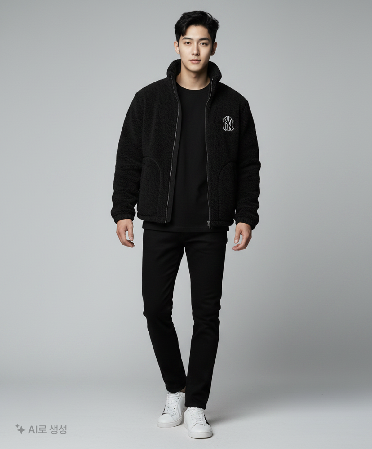 엠엘비(MLB) 보아플리스 짚업점퍼 뉴욕양키스(BLACK) S