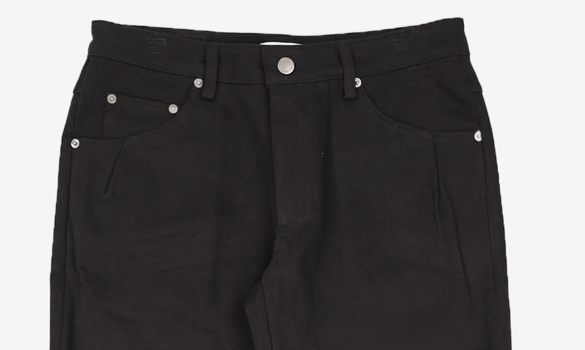 USED] 미세키서울(MISEKI SEOUL) Panel cargo bootscut pants BLACK 2