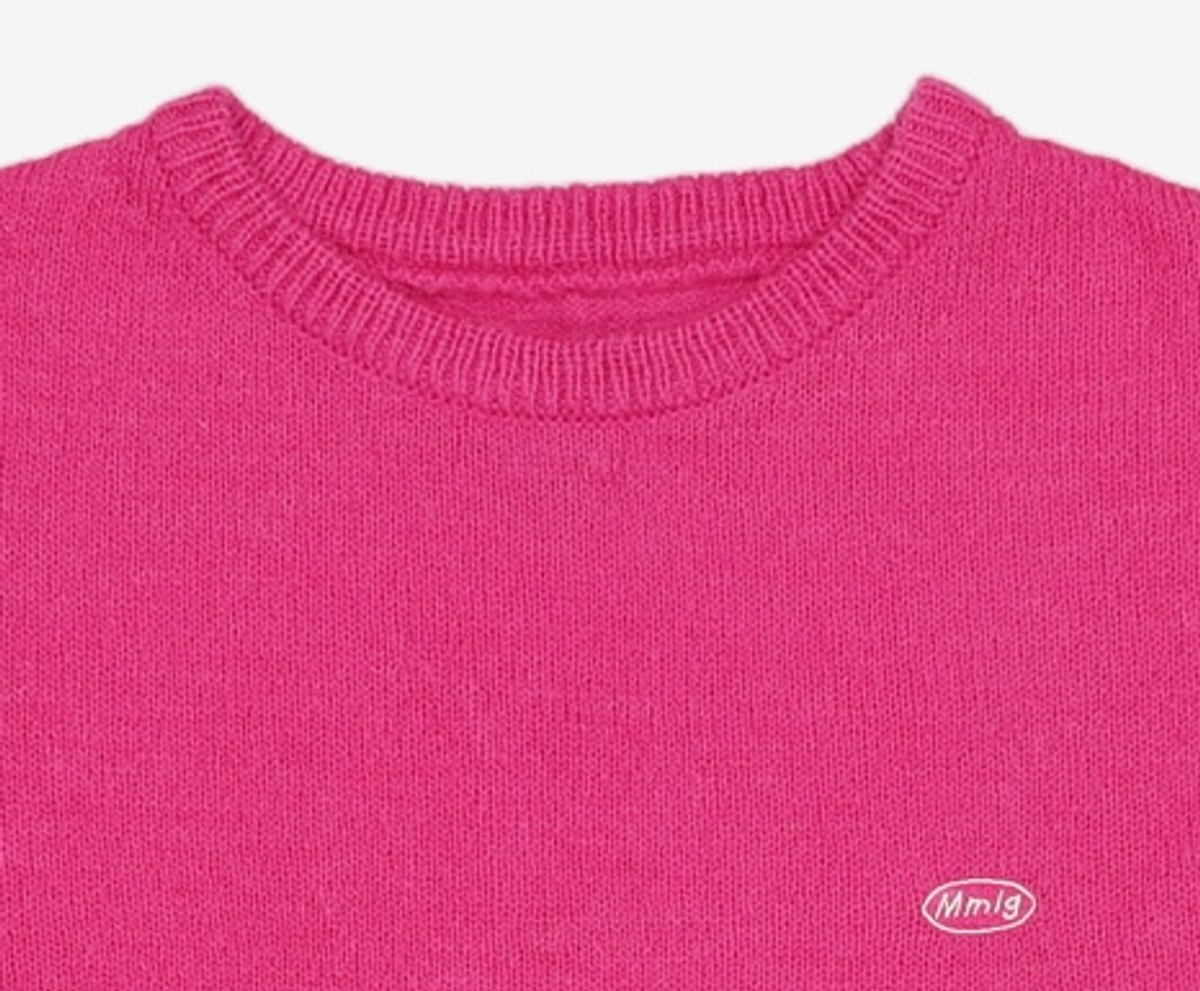 엠엠엘지(MMLG) [Mmlg] FOGGY KNIT (FLOW PINK) M