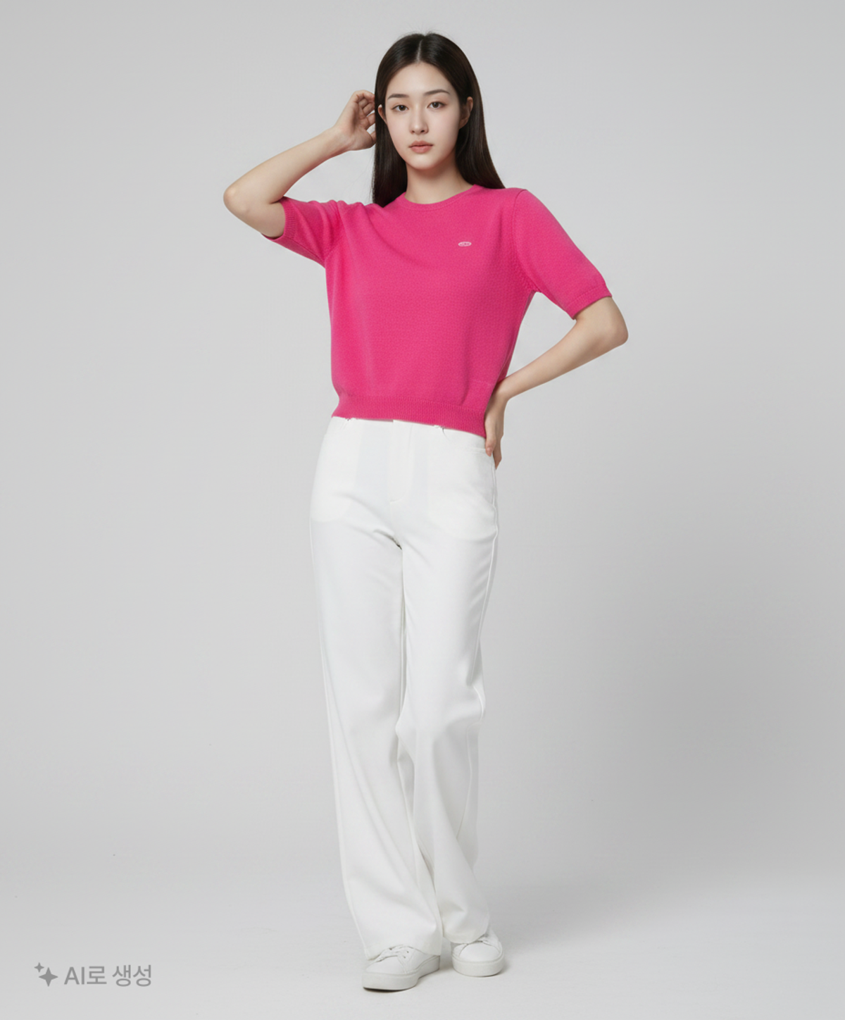 엠엠엘지(MMLG) [Mmlg] FOGGY KNIT (FLOW PINK) M