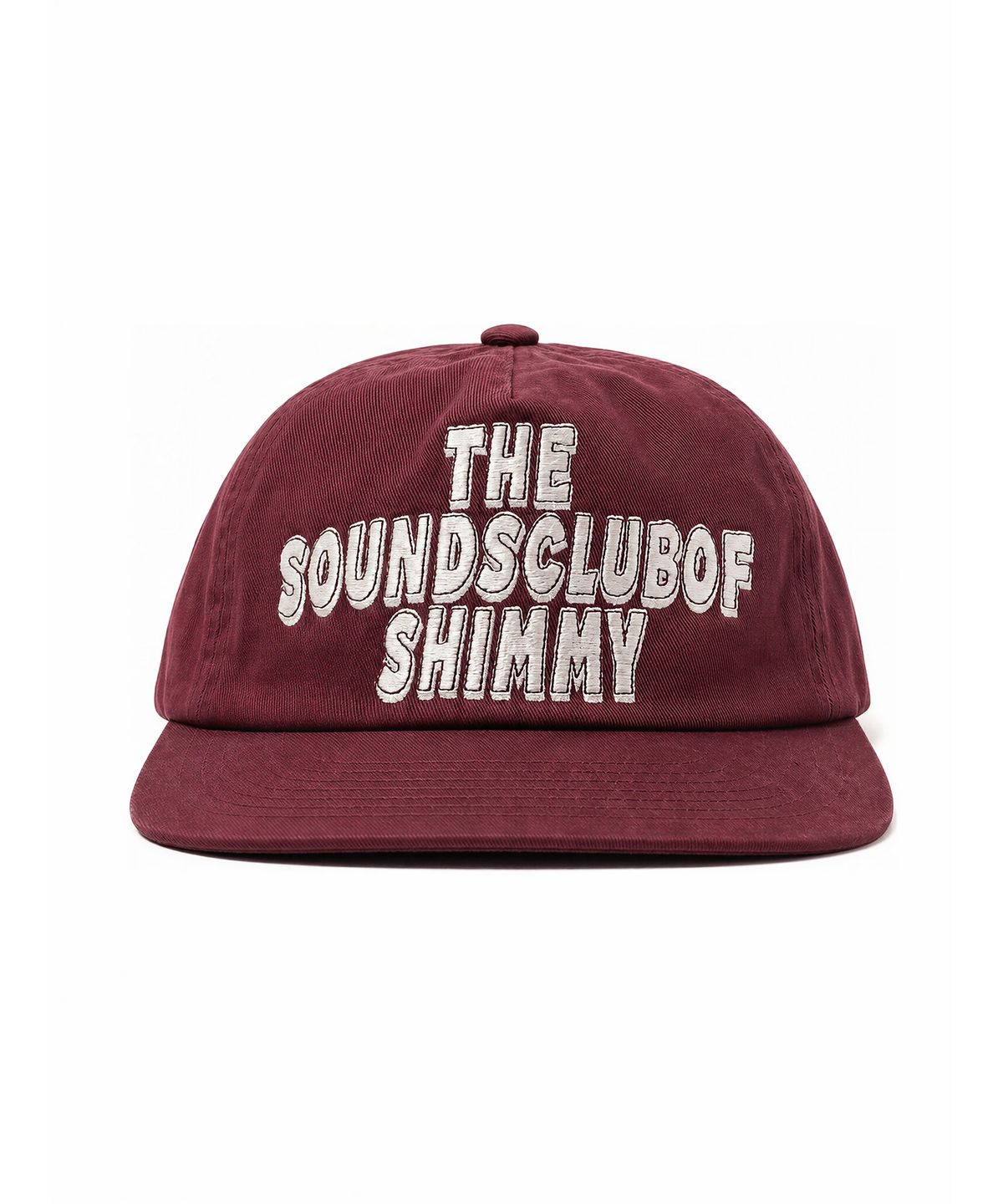 쉬미사운즈클럽(SHIMMY SOUNDS CLUB) CLUB CAMPAIGN 5P CAP [BURGUNDY]