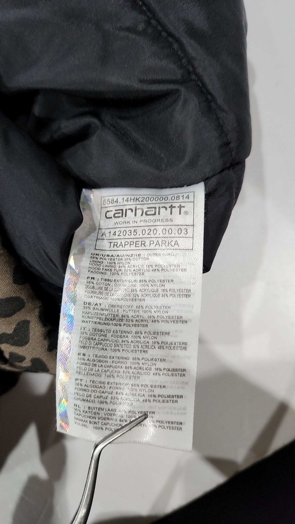 칼하트WIP(CARHARTT WIP) 하프 패딩/하프 헤비 아우터 S