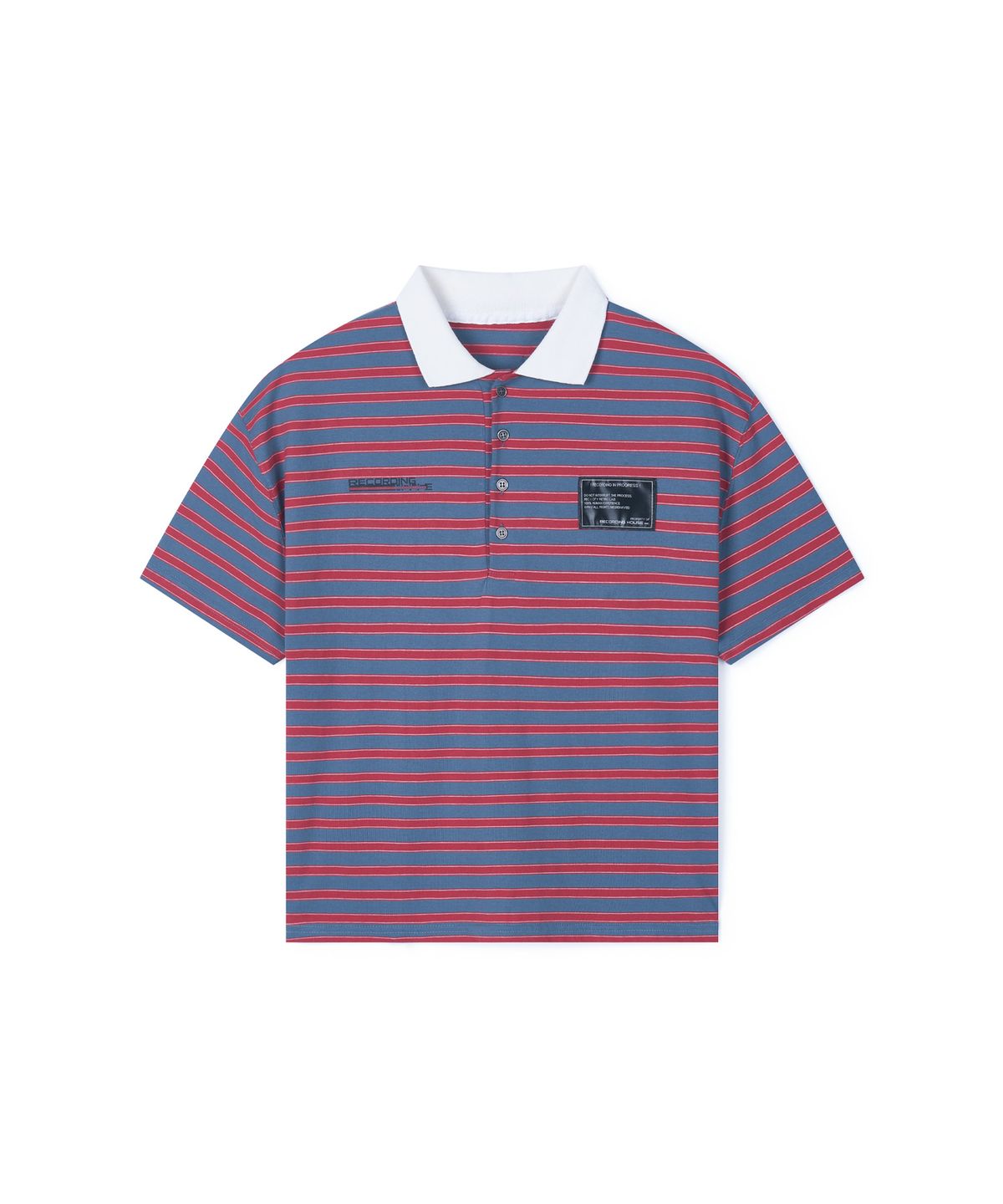 레코딩하우스(RECORDINGHOUSE) REC DIRTY POLO [TEAL ORANGE]