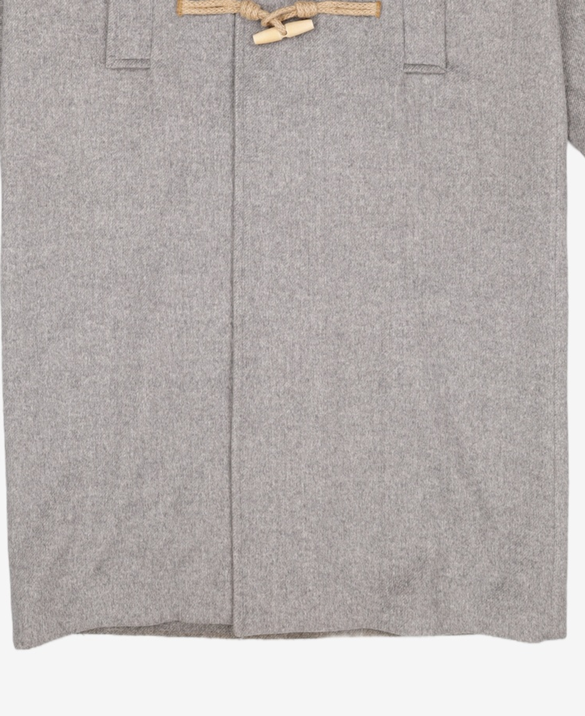 마리떼 프랑소와 저버(MARITHÉ + FRANҪOIS GIRBAUD) HOODIE LONG DUFFLE COAT light gray L