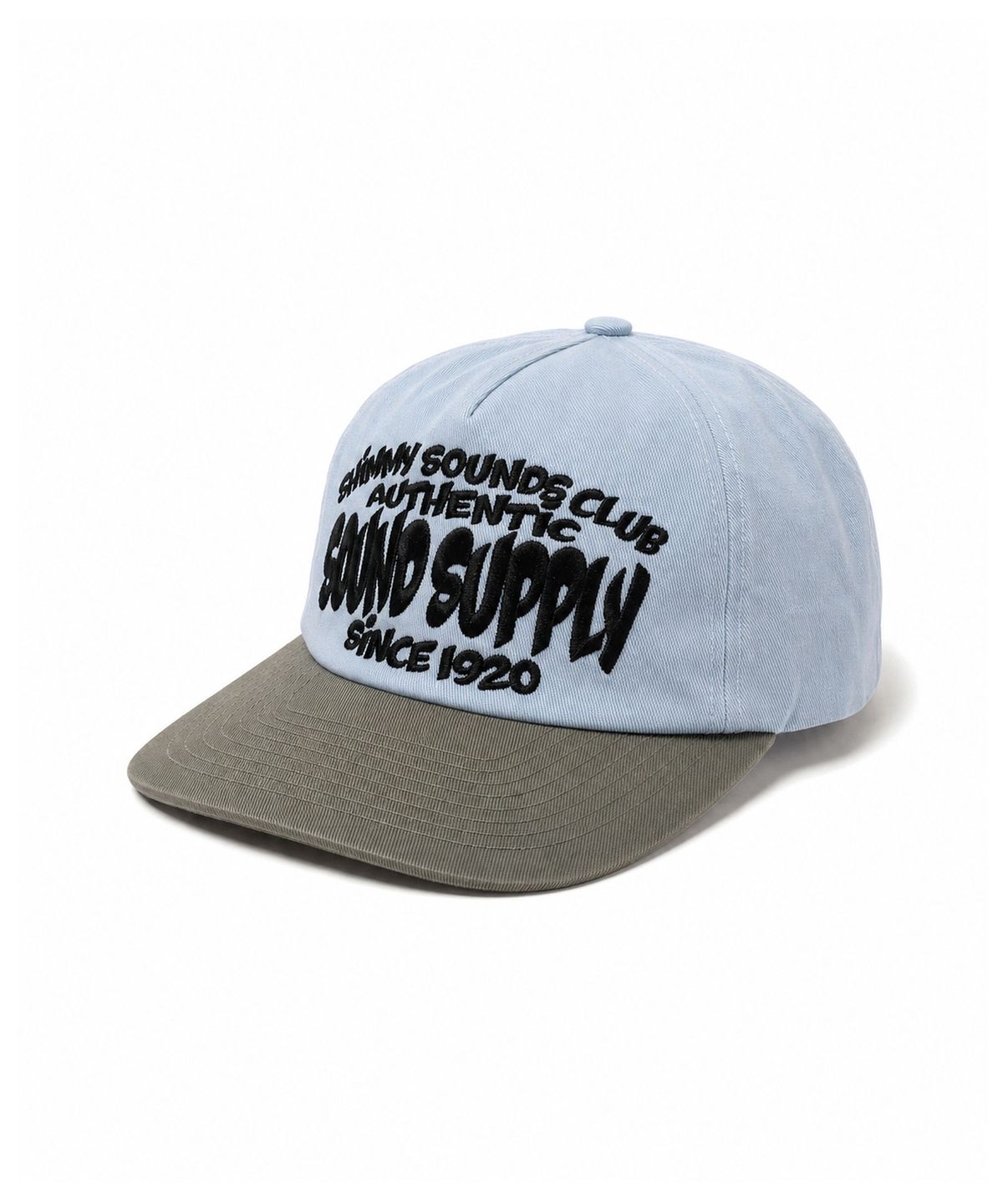 쉬미사운즈클럽(SHIMMY SOUNDS CLUB) SUPPLY 5P CAP [SKY/GRAY]
