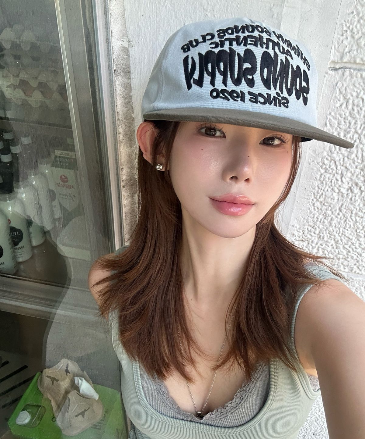 쉬미사운즈클럽(SHIMMY SOUNDS CLUB) SUPPLY 5P CAP [SKY/GRAY]