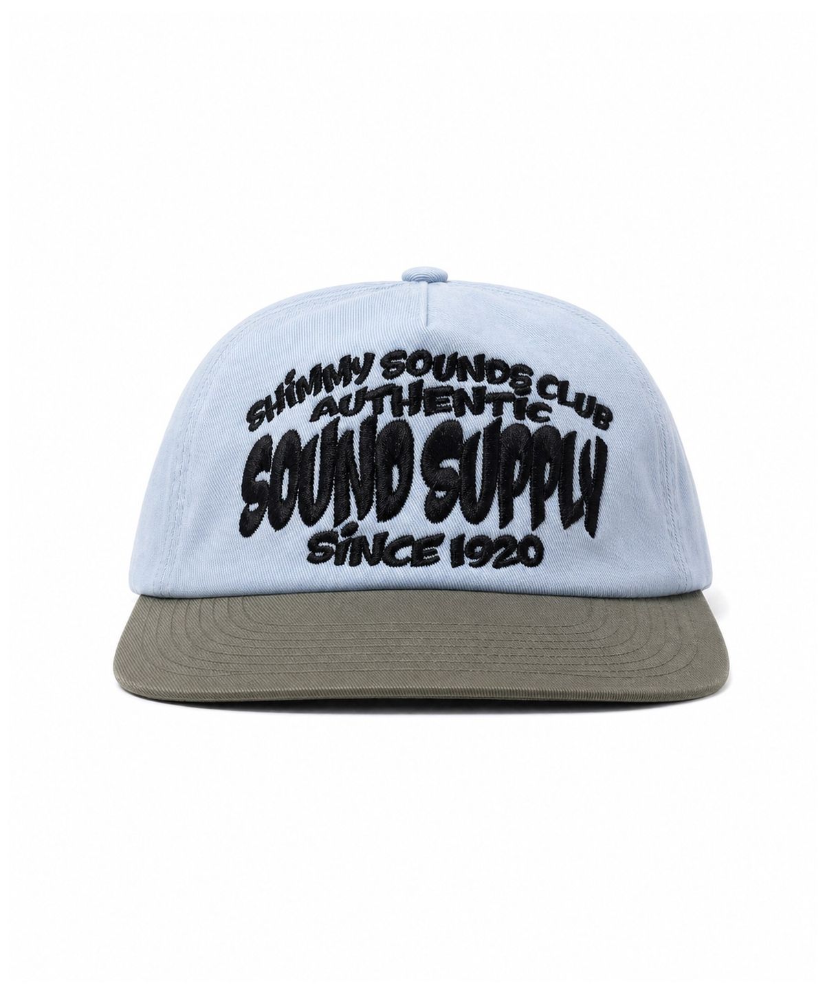 쉬미사운즈클럽(SHIMMY SOUNDS CLUB) SUPPLY 5P CAP [SKY/GRAY]