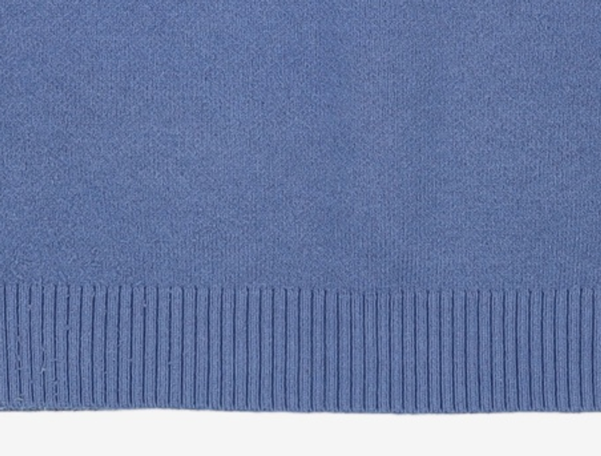 애드오프(ADDOFF) CRAYON SKETCH KNIT SWEATER BLUE L