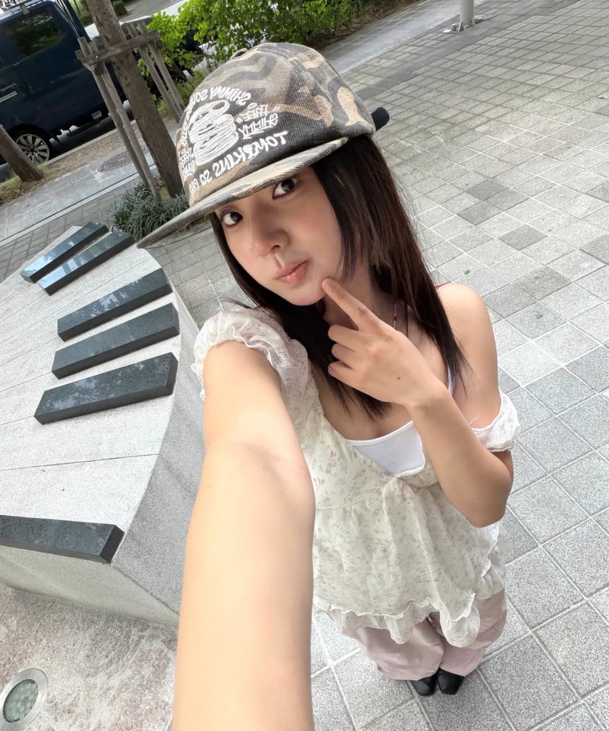 쉬미사운즈클럽(SHIMMY SOUNDS CLUB) SQUARE PARK 5P CAP [CAMO]