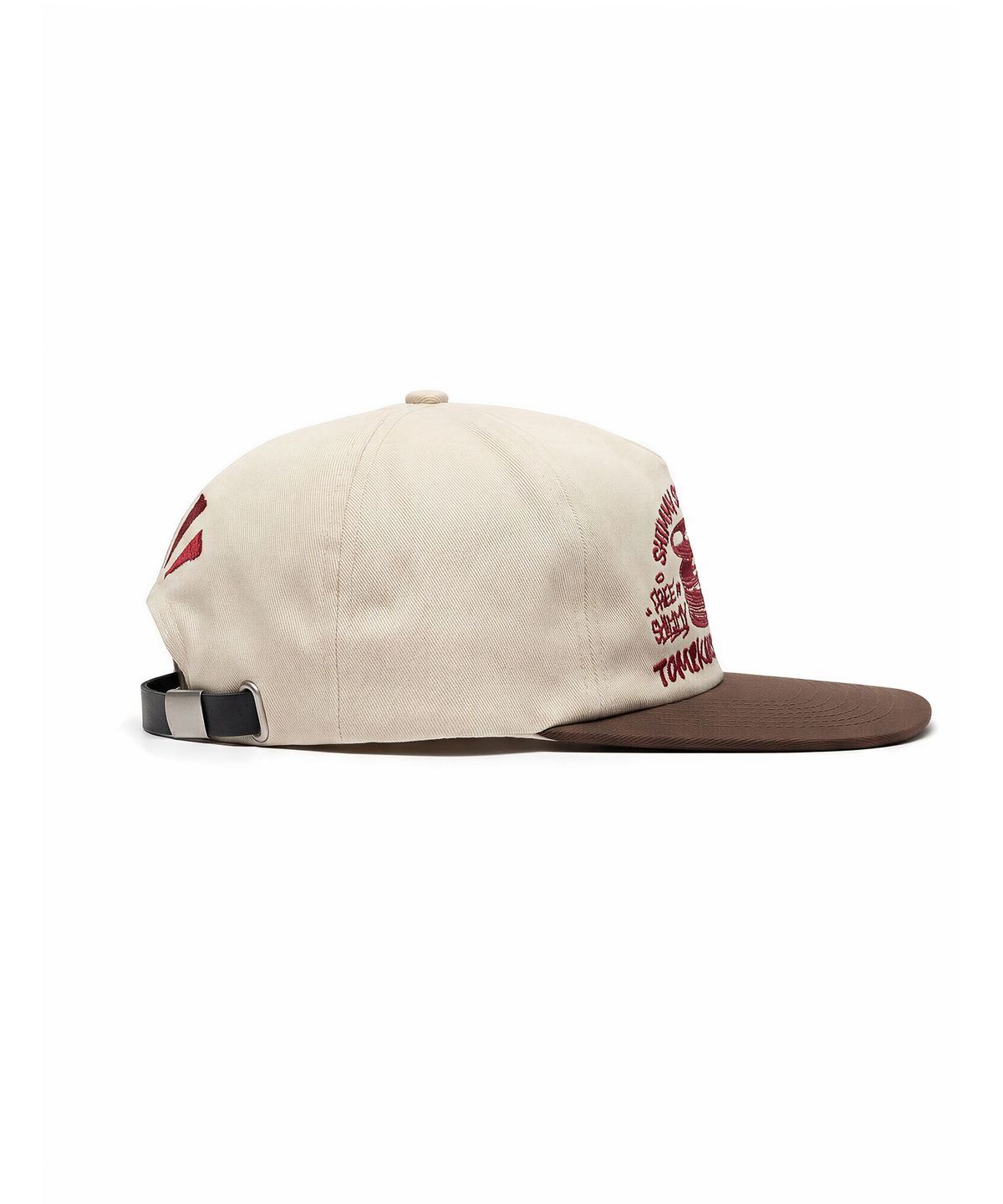 쉬미사운즈클럽(SHIMMY SOUNDS CLUB) SQUARE PARK 5P CAP [IVORY/BROWN]