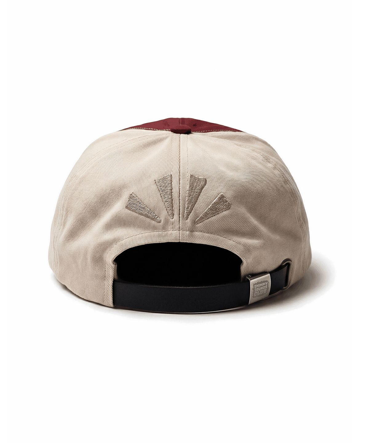 쉬미사운즈클럽(SHIMMY SOUNDS CLUB) RECORD HOUSE 5P CAP [BURGUNDY/BEIGE]