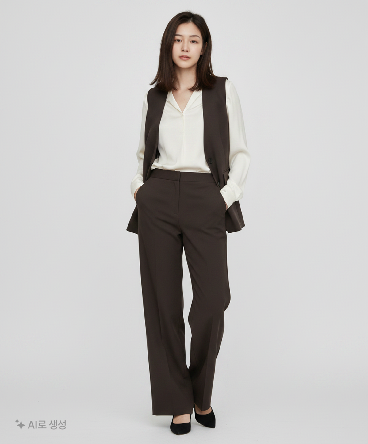 미쏘(MIXXO) 슈트 팬츠/슬랙스 26