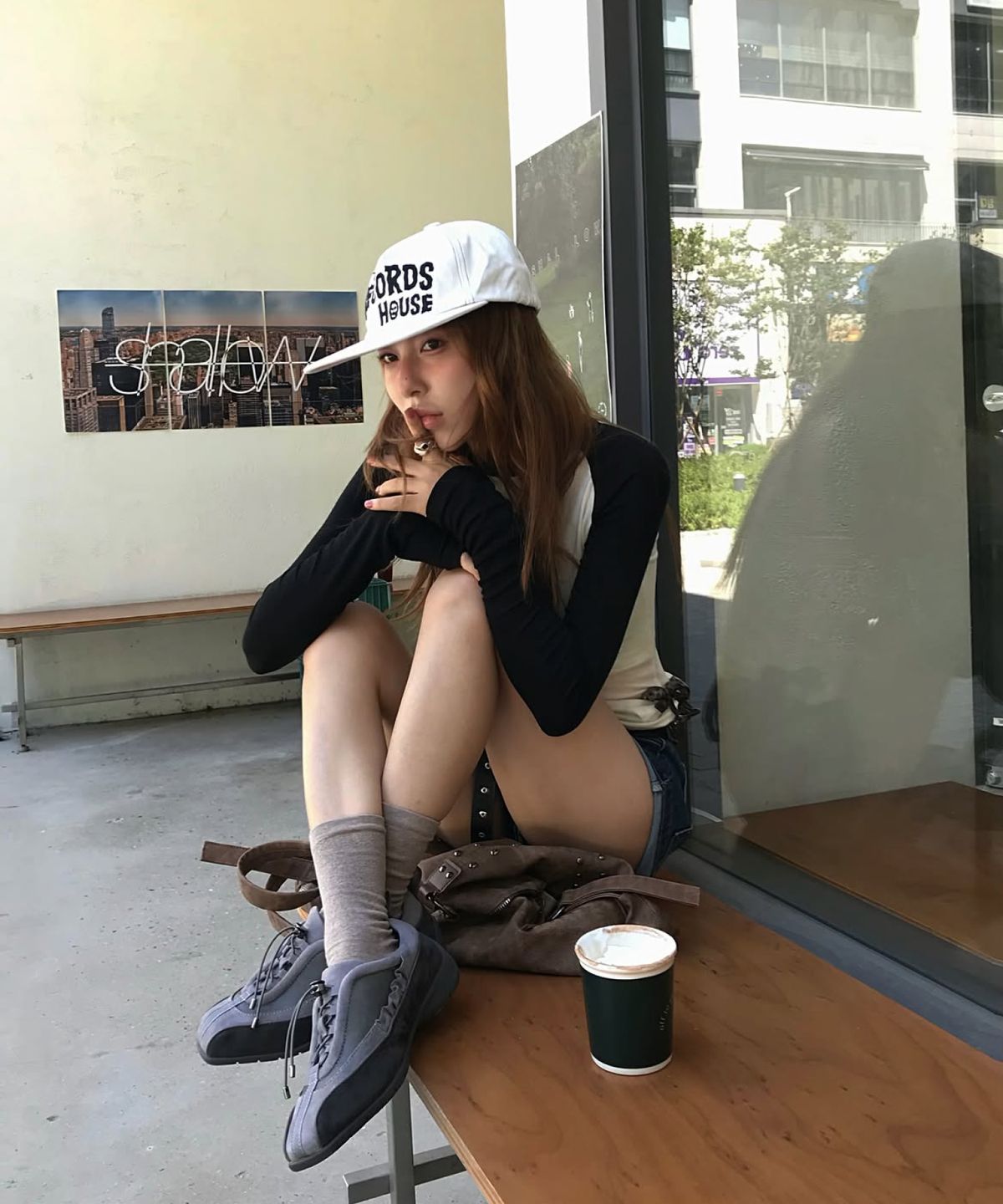 쉬미사운즈클럽(SHIMMY SOUNDS CLUB) RECORD HOUSE 5P CAP [WHITE]