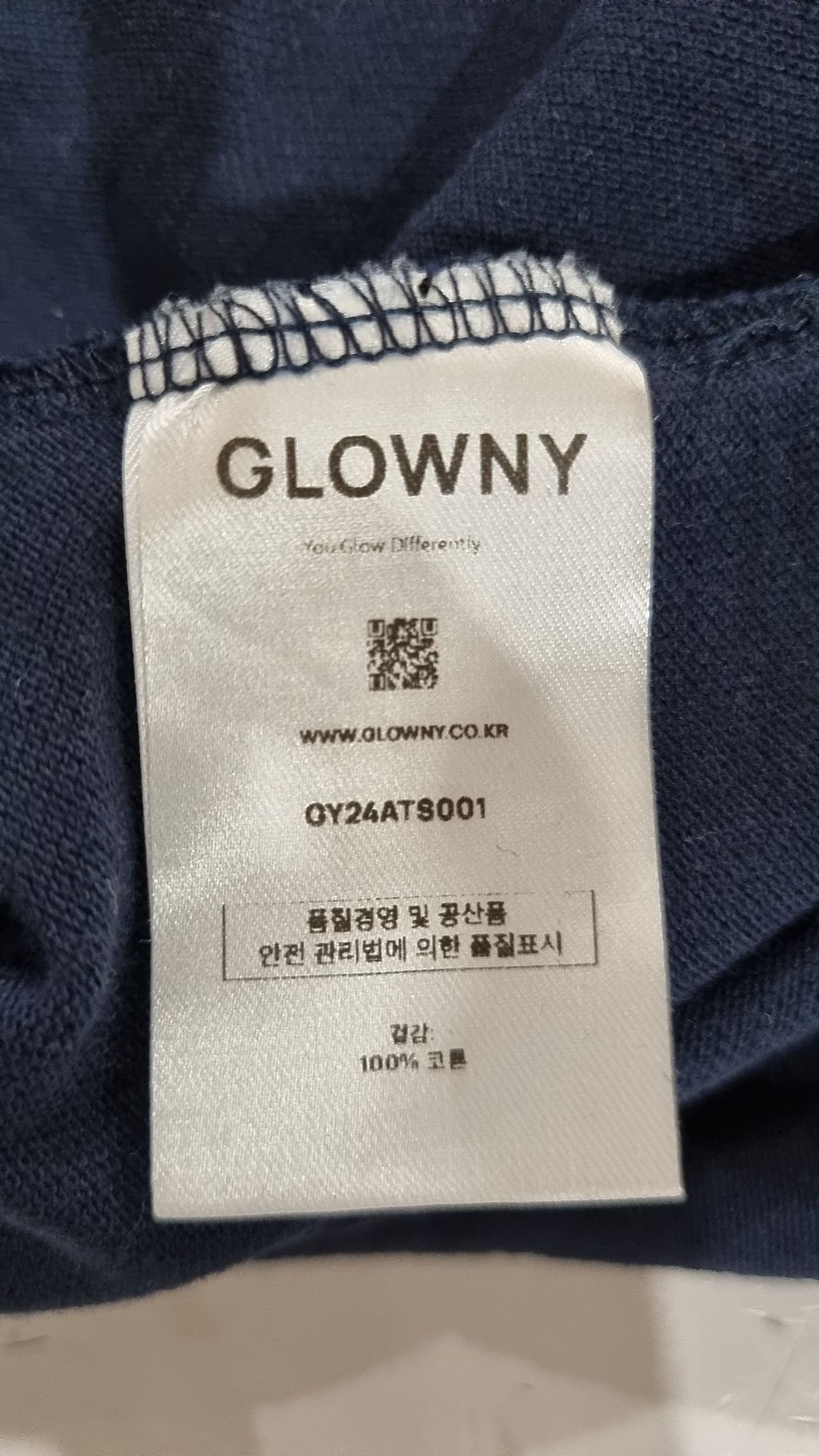 글로니(GLOWNY) HERITAGE POLO SHIRT (NAVY) M
