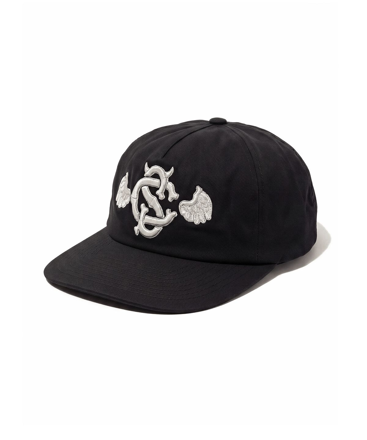 쉬미사운즈클럽(SHIMMY SOUNDS CLUB) EVIL 5P CAP [BLACK]